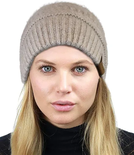 Miniatura 559 de C.C Trendy Warm Chunky Soft Stretch Cable Knit Beanie