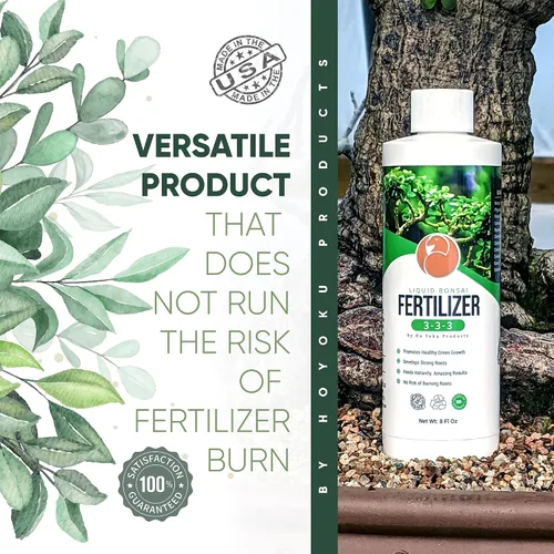 Miniatura 5 de Bonsai Fertilizer by Ho Yoku - Water Soluble and Free of Odor, 3-3-3 Liquid Bonsai Food and Fast Acting for Indoor Plants