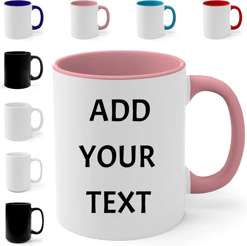 Miniatura 9 de Tazas personalizadas con palabras, tazas personalizadas con texto, taza de café con mensaje, crea tu propia taza, diseña tu propia taza de café