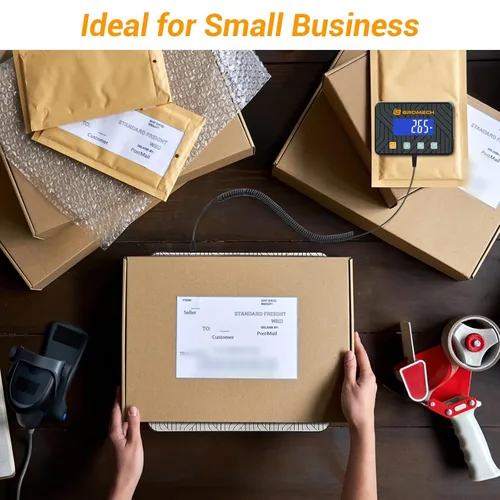 Miniatura 8 de Básculas Postales para Envío de Paquetes 440lb Báscula de Correo Digital Heavy Duty Alta Precisión 0.35oz Báscula de Franqueo con Pantalla Separada