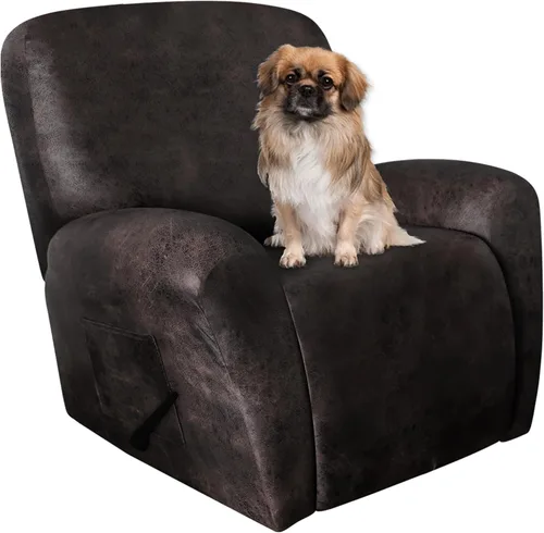 Miniatura 74 de ANARACHON Fundas para Sillas Reclinables Tipo Cuero, 4 Piezas Funda para Sillón Reclinable Lazy Boy, Protector de Muebles - Funda Suave Lavable