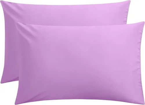 Miniatura 39 de FLXXIE Juego de 2 fundas de almohada de microfibra tamaño Queen, fundas de almohada suaves con cierre de sobre, fundas de almohada resistentes a