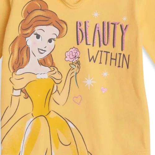 Miniatura 6 de Disney Princess Ariel Cenicienta Princesa Belle - Body de peluche para niñas recién nacidas a bebés