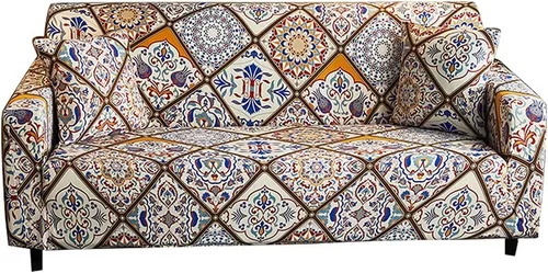 Miniatura 11 de Funda de Sofá Estampada Elástica Fundas de Sofá con Patrón Fundas para Sillón (DCG, Sillón)