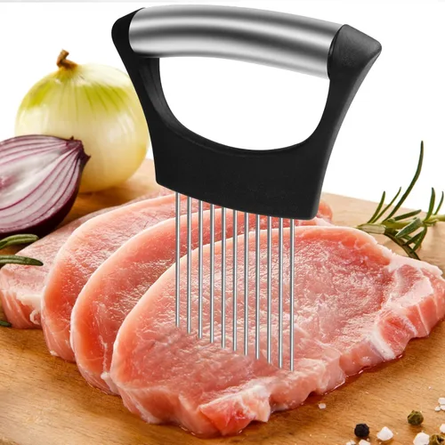 Miniatura 3 de Soporte para rebanar cebolla, rebanador de cebolla de acero inoxidable para rebanar cebollas, papas, tomates, aguacates, huevos y verduras