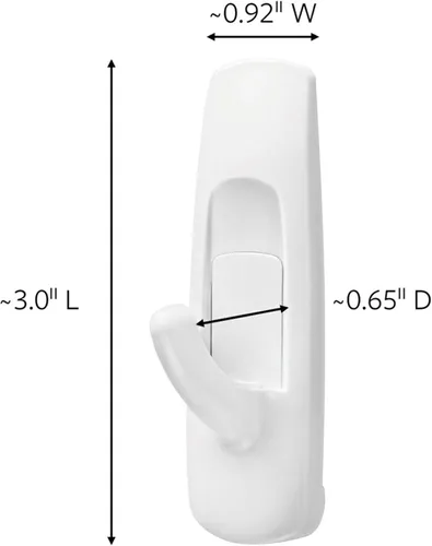 Miniatura 2 de 3M, ganchos comando medianos, color blanco, 17001-MPES