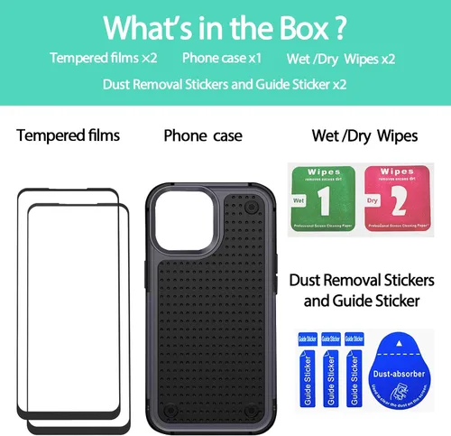 Miniatura 45 de Jeylly Funda para iPhone SE/Funda para iPhone 5S, Exterior de Plástico Duro que Absorbe Golpes + Interior de Silicona de Goma Defensor contra