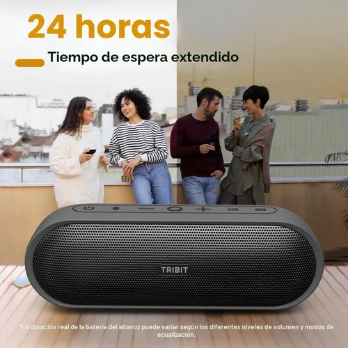 Miniatura 3 de Tribit Altavoz Bluetooth portátil XSound Plus 2, altavoz inalámbrico de 30 W con XBass, resistente al agua IPX7, 24 horas de reproducción, sonido