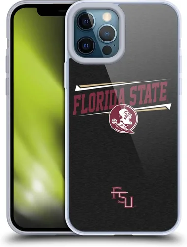Miniatura 72 de Head Case Designs Funda de gel suave FSU Seminoles de la Universidad Estatal de Florida con licencia oficial compatible con Apple iPhone 13 Pro Max