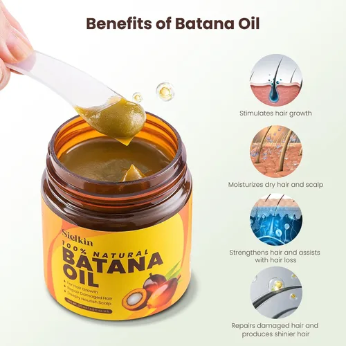 Miniatura 7 de Aceite de batana para el crecimiento del cabello, aceite puro sin refinar para el crecimiento del cabello de Honduras, 100% auténtico y orgánico