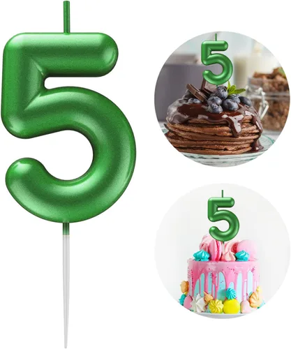 Miniatura 102 de Velas número 2 arcoíris con número 3D de feliz cumpleaños para decoración de fiesta de pastel de cumpleaños, suministros de celebración