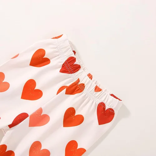 Miniatura 28 de Conjunto de sudadera con cuello redondo y estampado de pastel de calabaza para niña, camiseta y pantalones acampanados