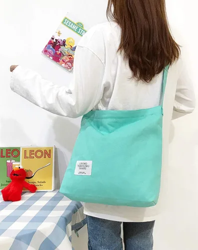 Miniatura 177 de Covelin - Bolsa de hombro informal de lona para mujer, estilo bohemio y retro, bolsa de mano, bolso cruzado, tamaño grande