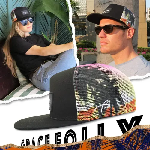 Miniatura 103 de Grace Folly - Gorra trucker unisex gorra de malla con cierre trasero