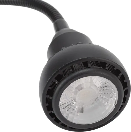 Miniatura 9 de Lámpara de trabajo Led Flexible Protección Ojo Máquina Lámpara Torno Cuello de ganso Luz 9W Luz blanca blanca con Máquina Herramienta Luz 110 220V