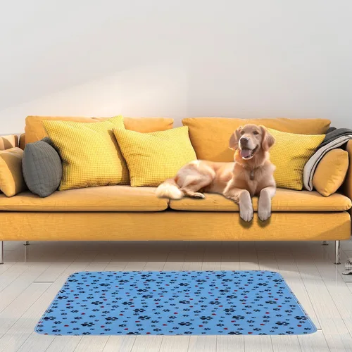 Miniatura 7 de Almohadillas lavables para orina para perros, paquete de 4 almohadillas extra grandes de 24 x 36 pulgadas, súper absorbentes, reutilizables
