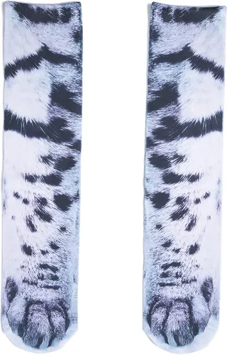 Calcetines de patas de animales, loco diseño en 3D de patas de gatos, perros y tigres. Divertido regalo navideño para mujer u hombre adultos