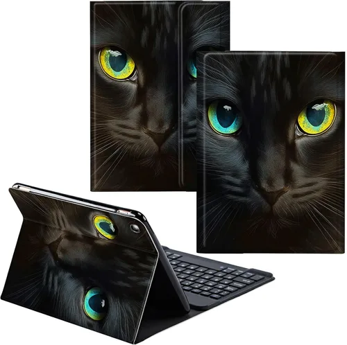 Miniatura 98 de Funda para Samsung Galaxy Tab S6 Lite 2022/2020 Teclado inalámbrico desmontable y cubierta de cuero PU Funda protectora para Samsung Galaxy Tab S6