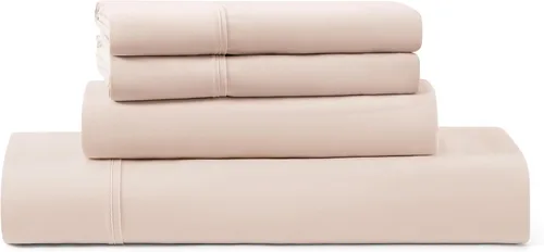 Miniatura 34 de UGG Juego de sábanas refrescantes de lujo de 4 piezas para cama King, con bolsillos profundos, ropa de cama prémium con 2 fundas de almohada, Blanco