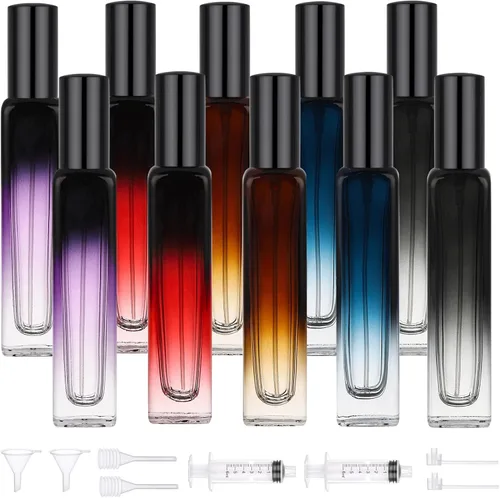Miniatura 16 de Segbeauty Botella de perfume de viaje de 0.5 onzas líquidas, recargable, 2 atomizadores de perfume vacíos, dispensador de colonia portátil de 0.5