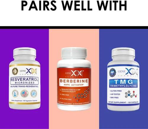 Miniatura 7 de Genex Formulas NAD+ 250mg porción 60 cápsulas de nicotinamida adenina dinucleótido (NAD+ real no es un precursor) (1)