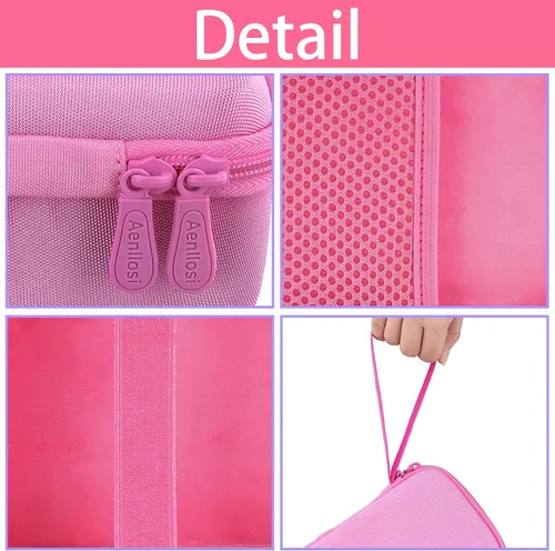 Miniatura 2 de Aenllosi Funda rígida para cámara Dylanto/Meetrye/Anchioo Kids de impresión instantánea, bolsa de cámara para cámara de video infantil y 6 piezas