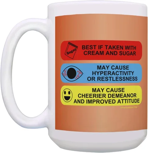 Miniatura 4 de Personalized Gifts Taza de café con receta con tu texto, taza con nombre personalizado, regalos para médicos, enfermeras, taza de café de cerámica