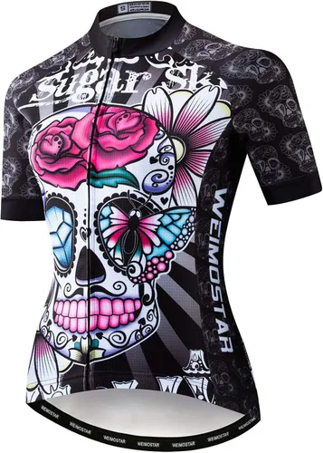 Womens Cycling Jersey Short Sleeve Cycle Racing Shirt Shorts Bicycle Bike Girl Sportwear Clothing