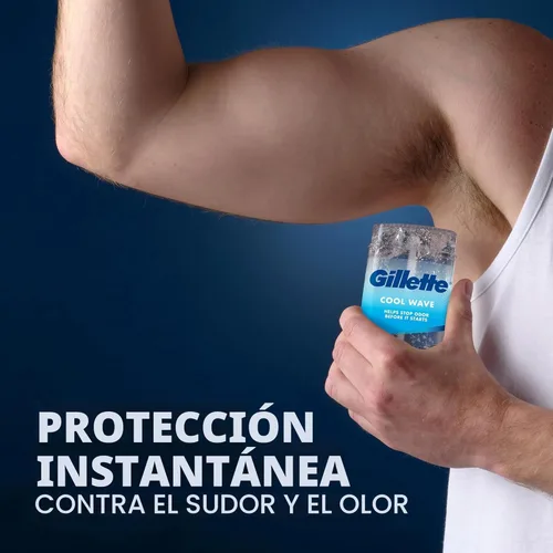 Miniatura 6 de Gillette Antitranspirante y desodorante para hombres, resistencia clínica 72 horas, protección contra el sudor y el olor, frescura de larga