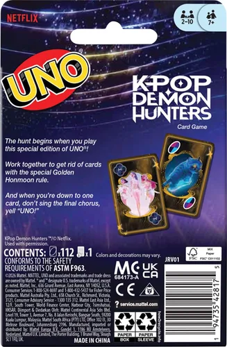 Miniatura 5 de Juego de cartas KPop Demon Hunters UNO