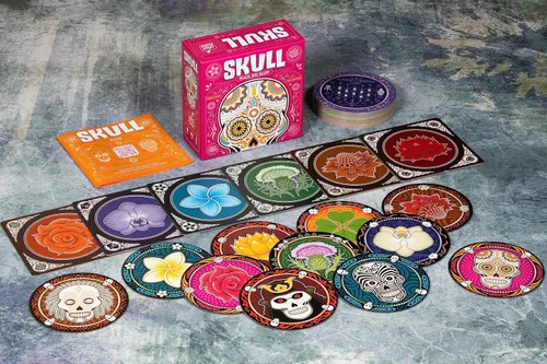 Miniatura 4 de Juego de mesa de calaveras – Juegos de fiesta para adultos y adolescentes, calaveras, deducción social, diversión para adultos, juego de mesa