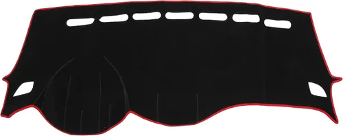 Miniatura 8 de Cubierta de tablero de instrumentos compatible con Chevy Trax 2017-2020, poliéster duradero negro cubierta delantera