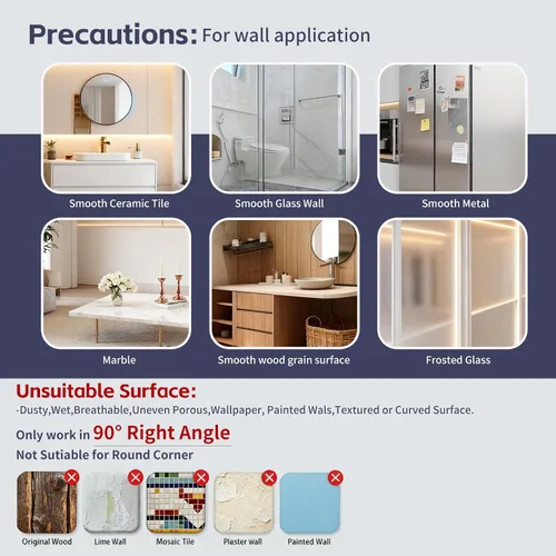 Miniatura 7 de Organizador de ducha esquinero de aluminio inoxidable, estante triangular a presión para instalar con ganchos, organizador de ducha de baño