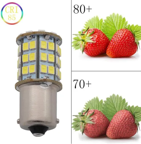 Miniatura 8 de GRV BA15S 1156 1141 foco LED 4 W 56-2835 SMD súper brillante corriente continua y alterna 12 V-24 V 40 W, lámpara de halogéno de reemplazo