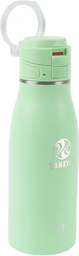Miniatura 9 de Takeya Traveler - Taza de café de viaje de acero inoxidable con tapa abatible (25 onzas, ónix) – Taza aislada a prueba de fugas para café y té Ónice