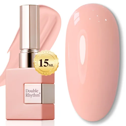 Miniatura 16 de Double Rhythm 15ml de esmalte de uñas en gel, color puro, mismo color, misma botella, esmalte de uñas de remoción para arte de manicura en salón