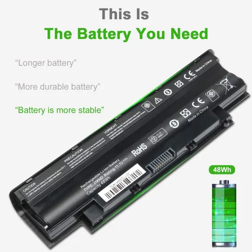 Miniatura 2 de Batería de repuesto para laptop J1KND de 11.1 V 48 Wh para Dell Inspiron N7010 N7110 N5010 N5110 N5030 N5040 N5050 3520 N4010 N4110 N4050 M5010 3420