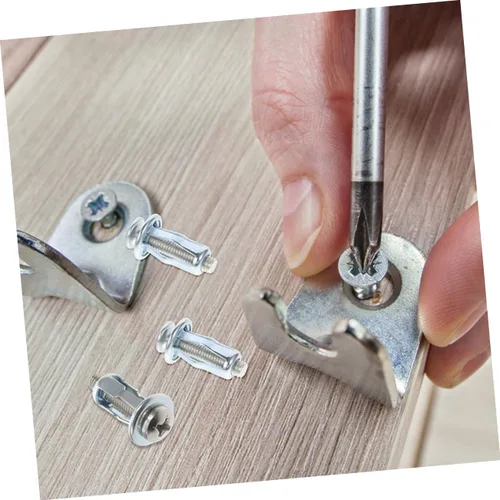 Miniatura 4 de Tuerca de expansión de anclaje de puerta hueca con remache de tornillo para fijación de puerta para instalación de pared hueca, 25 uds