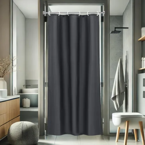 Miniatura 33 de AooHome - Forro para cortina de ducha, Tela, Gris claro