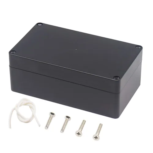 Miniatura 16 de Caja de conexiones, Caja de proyectos Zulkit IP65 impermeable para exterior cajas de plástico ABS Cajas eléctricas electrónicas negras 10.4 x 7.2 x