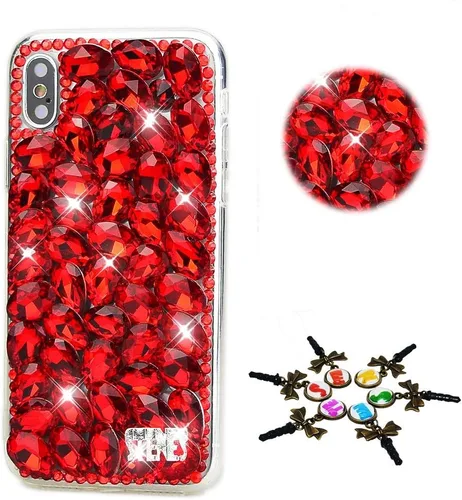Miniatura 20 de Sparkle Case compatible con Samsung Galaxy Z Flip 2 5G - Elegante - Funda 3D hecha a mano con diamantes de imitación de diamantes de imitación