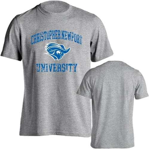 Miniatura 34 de Sport Your Gear NCAA Camiseta de manga corta retro con licencia oficial de aspecto desgastado para el día del juego, camiseta de espíritu deportivo