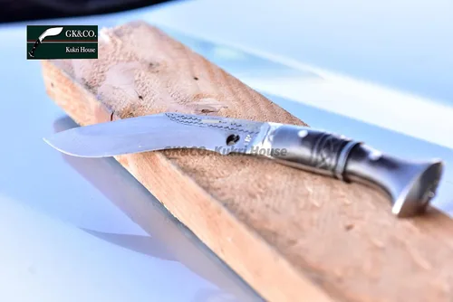 Miniatura 6 de GK&CO. Kukri House Kukri genuino - Hoja Cheetlange Kukri de 5 pulgadas, Khukuri auténtico de espiga completa hecha a mano en Nepal
