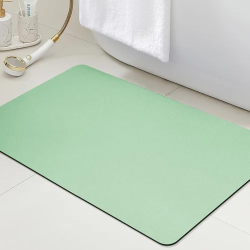 Miniatura 26 de ACCUMTEK Alfombrilla de Baño Ultra Delgada, Alfombrillas de Baño Antideslizantes con Respaldo Mejorado para Colocar Bajo la Puerta, Alfombras