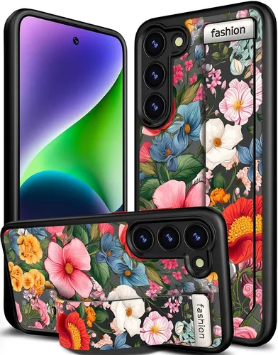 Miniatura 100 de Compatible para Samsung Galaxy S23 Funda Bonita con Correa Soporte Dedo Kickstand, Fundas de Silicona Geniales de Diseñador Funda Cover - Mariposa