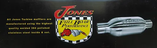 Miniatura 5 de Jones Exhaust 5" CC 7.5" RND 20", Plata