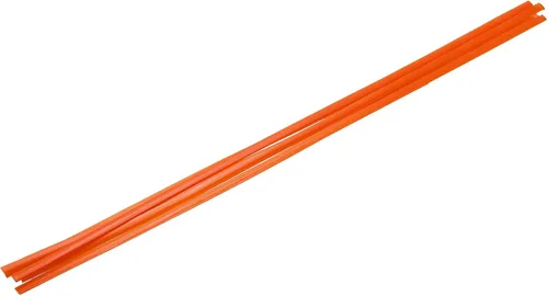 Miniatura 6 de MECCANIXITY 5 varillas de soldadura de plástico amarillo de 0.374 in x 9.843 in HDPE cinta plana de soldadura de plástico para reparar tanques