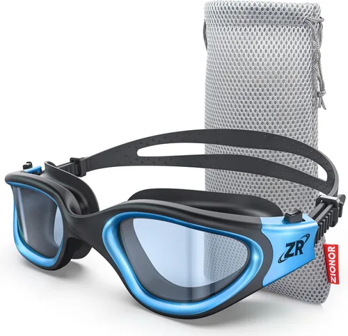 Miniatura 11 de ZIONOR G1 MAX - Gafas de natación polarizadas antivaho para hombres y mujeres A8 (polarizado + azul espejo)