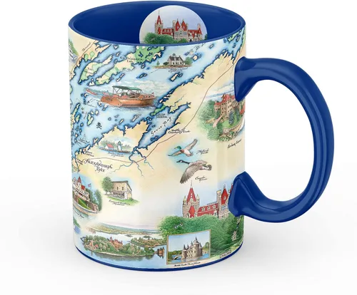 Miniatura 11 de Xplorer Maps Boston Map Taza de cerámica (16 onzas) – Taza de café sin BPA para bebidas calientes y frías – perfecta para oficina, hogar o regalo