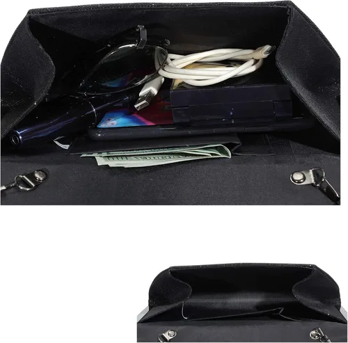 Miniatura 6 de AO ALI VICTORY Bolsos de mano con purpurina para mujer, bolsos de noche, embragues con solapa, sobre bolsos, bolsos grandes para bodas, fiestas